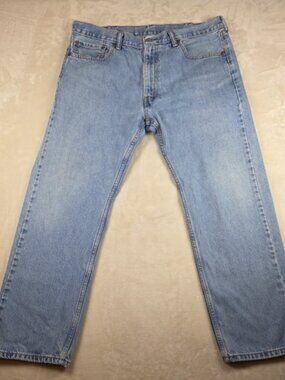 Levi’s 505 Regular Fit Straight Leg Jeans – Light Wash – Men’s W38 L30